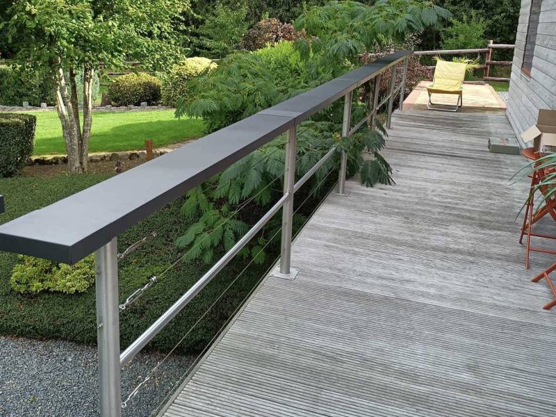 Techni-Baie, entreprise spécialisée pour la pose d'un garde corps de terrasse extérieure près de Dieppe 76