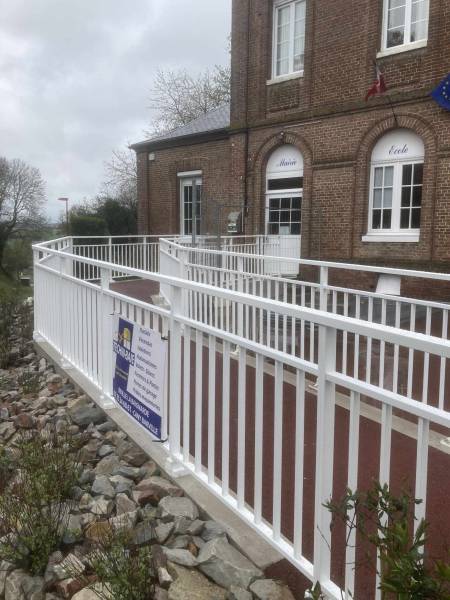 Fourniture et pose garde corps terrasse extérieure alu près de Cany Barville (76)