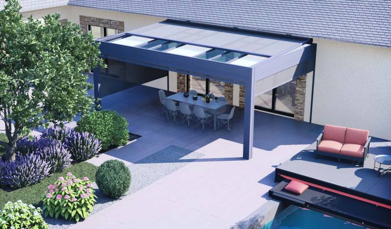Société pour la pose d’une pergola à toit fixe proche de Saint Valéry en Caux 76